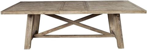 Amazon.com - Alpine Furniture Newberry Extension Dining Table In Weathered Natural (Brown) - Tables inside How the Newberry Extension Dining Table Adapts to Your Lifestyle
