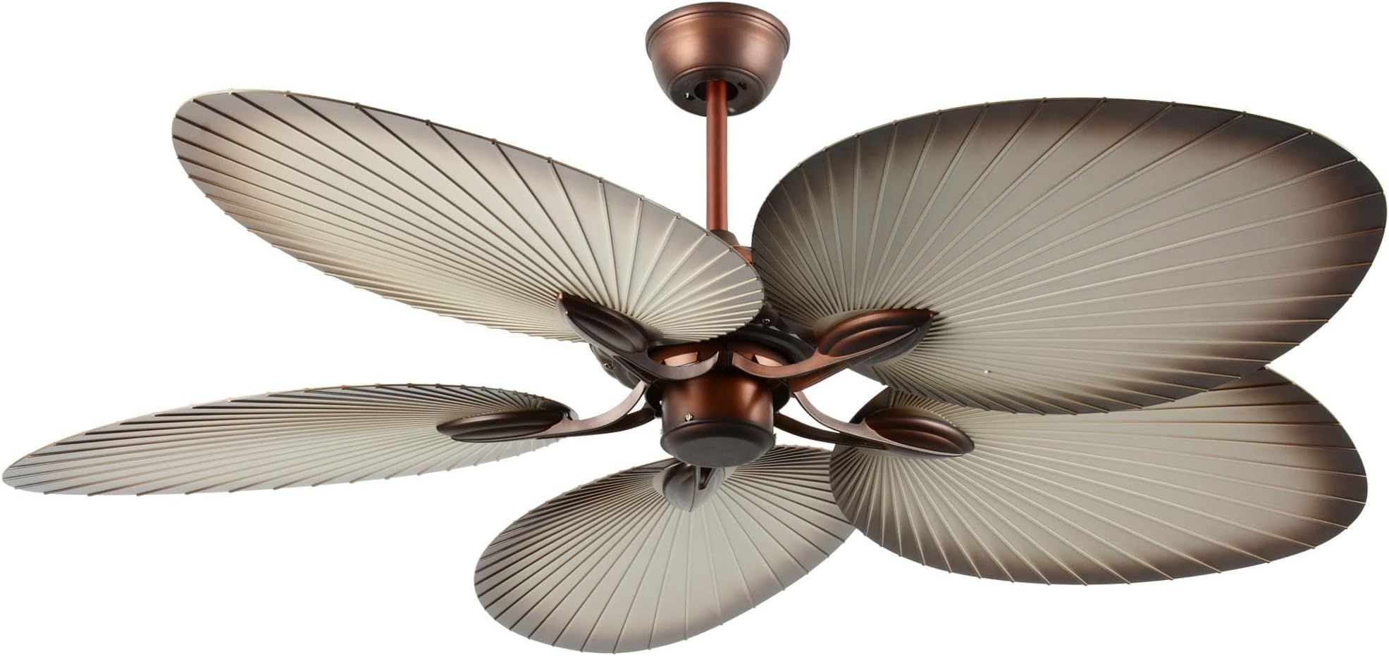 Amazon.com: Casa Vieja 52&quot; Casa Breeze Tropical Coastal Indoor Outdoor ... pertaining to Outdoor Ceiling Fan For Humid Coastal Climate