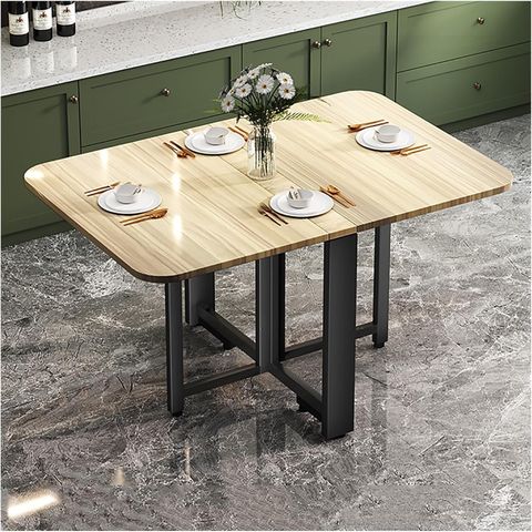 Amazon.com - Folding Dining Table With Modern, Foldable Multipurpose ... with Foldable Dining Table For Studio Apartment