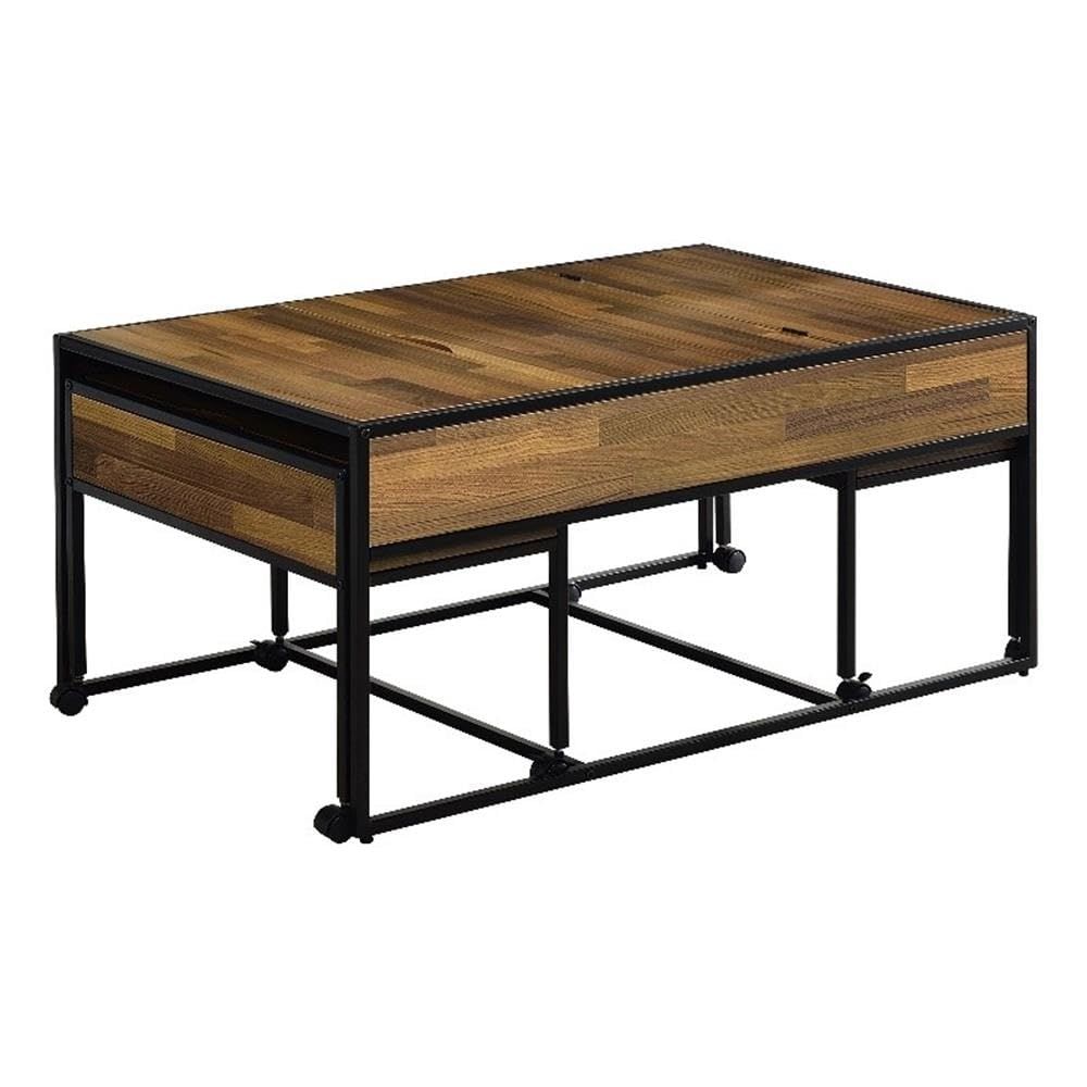 Amazon.com: Furniture Of America Froy Metal 3-Piece Nesting Table In ... with regard to Discovering the Versatility of the Froy Metal Nesting Table