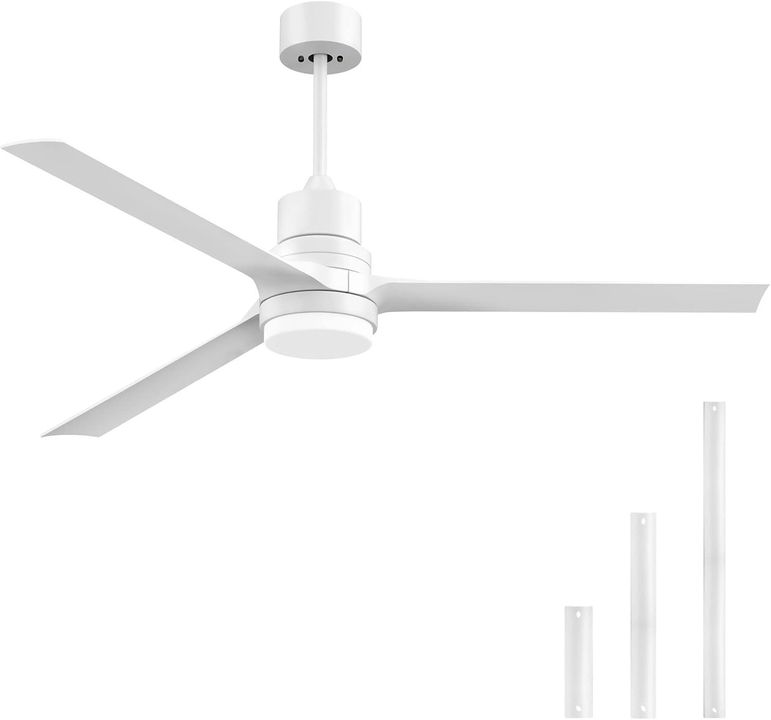 Amazon.com: Ghicc Ceiling Fans With Lights And Remote, White Outdoor ... pertaining to Understanding the Benefits of Modern White Outdoor Ceiling Fans with Remote Control
