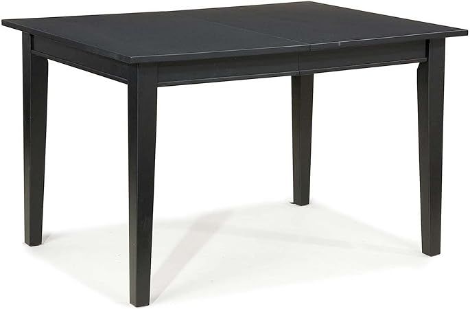 Amazon.com - Homestyles Arts &amp; Crafts Dining Table, Black - Tables in Homestyles Arts &amp; Crafts Wood Dining Table In Black