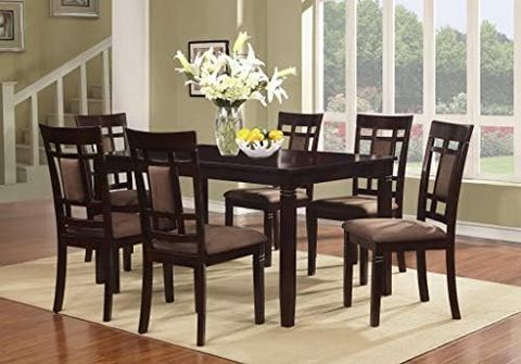 Amazon.com - Kings Brand Furniture 3 Piece Wood Dinette Drop Leaf Table ... for Cappuccino Table Set, 3 Piece Set