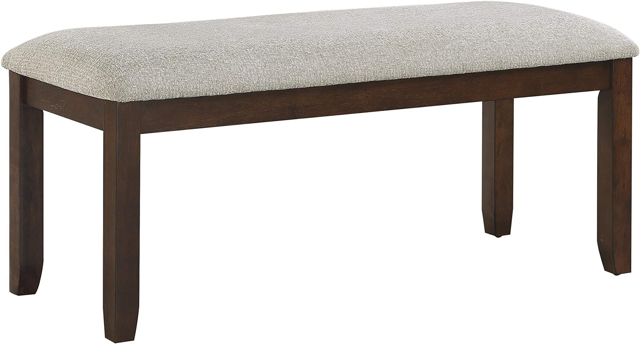 Amazon.com - Lexicon Baronscourt Counter Height Bench, Dark Brown ... intended for Exploring Design Versatility with the Harrison Bench in Dark Brown