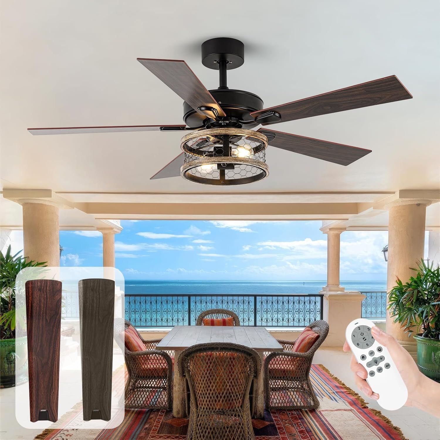 Maximizing comfort with outdoor ceiling fans that reverse airflow direction