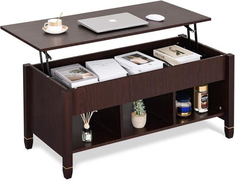 Amazon.com: Yitahome Lift Top Coffee Table With Hidden Storage ... pertaining to Maximizing Space in Small Homes with Dining Tables That Store Everything