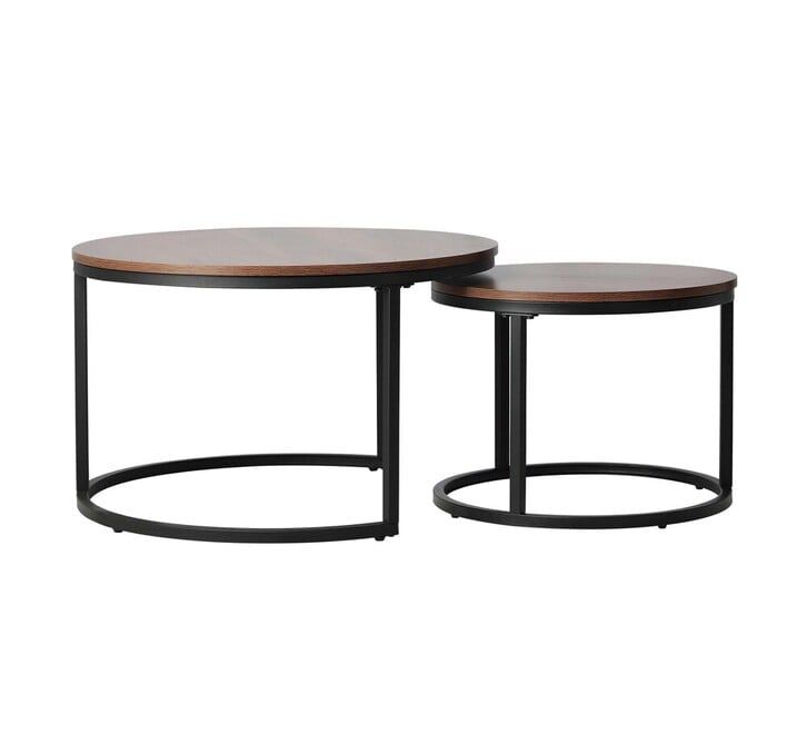 Amiel 2 Piece Nesting Coffee Table Set | Coffee Tables with Acme Silas Nesting Coffee Table Set