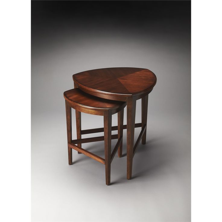 Antique Cherry Nesting Tables, Belen Kox In 2025 | Nesting Tables, Furniture, Table inside Carved Nesting Tables, Belen Kox