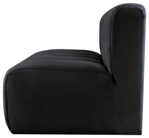 Arc Upholstered Modular Sofa, 2-Piece: Straight Chair (2 ... in Arc Velvet Upholstered 4-Pc. Modular Sofa, Camel