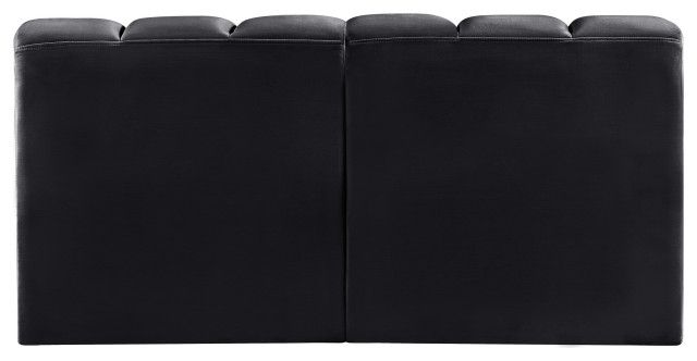 Arc Upholstered Modular Sofa, 2-Piece: Straight Chair (2 ... within Arc Velvet Upholstered 4-Pc. Modular Sofa, Camel