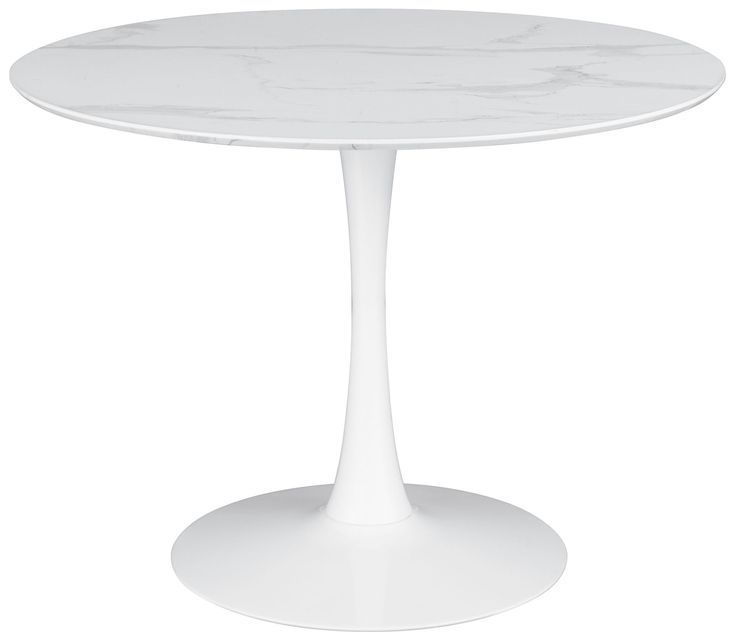 Arkell White 40&quot; Round Dining Table | Round Dining Room Sets, Round ... with regard to 40&quot; Round Dining Table, White Finish