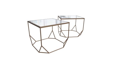 Arzon Coffee Table Set Bronze - 109835 - Buy Royalty Free 3D Model By ... with regard to Arzon Coffee Table Set (2-Piece) Bronze