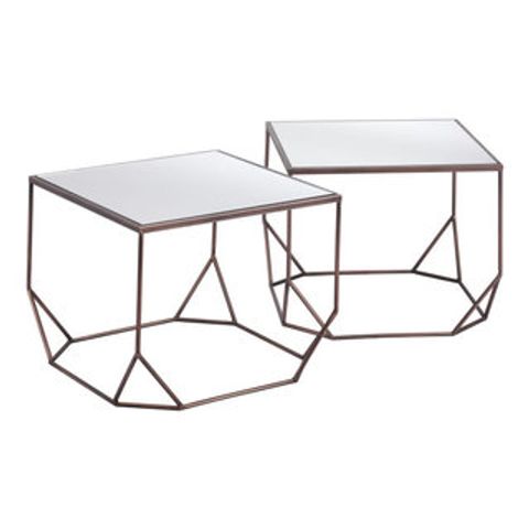 Arzon Coffee Table Set Bronze - Contemporary - Coffee Table Sets - By ... throughout Arzon Coffee Table Set, 2-Piece, Bronze