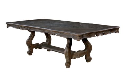 Astoria Grand Stallworth Extendable Trestle Dining Table | Wayfair with regard to The Enduring Appeal of Astoria Trestle Tables in Modern Homes