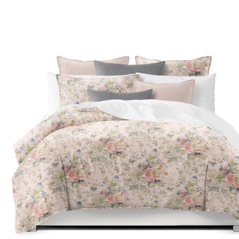 Athena Linen Blush Duvet Cover Set Super Queen - Walmart.com for Athena Rectangle Set, Linen