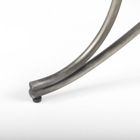 Ayla 55Lx17.6Wx18H Cream Fabric Seat With Antique Nickel Frame Bench ... pertaining to Ayla 55Lx17.6Wx18H Dark Gray Fabric Seat With Dark Nickel Metal Frame Bench