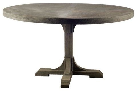 Barrett Iv Light Brown Solid Wood 54" Round Dining Table - Transitional ... regarding A Guide to Styling Your Maxwell Solid Wood 54" Round Table