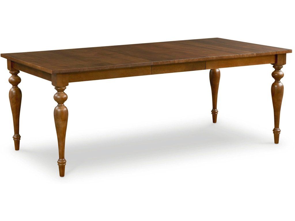 Bassett Furniture Amelia Maple Rectangle Dining Table With Leaf ... for Designing Your Dream Dining Room Bring Coastal Charm with the Seaside Table