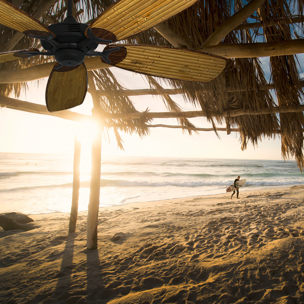 Beach Style Ceiling Fans | Shelly Lighting with regard to Essential features to look for in coastal outdoor ceiling fans