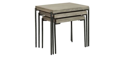 Bedford Gray Nesting Tables- Set Of 3 inside The Bluebond Gray Table Set of 3 Craftsmanship and Quality Explored