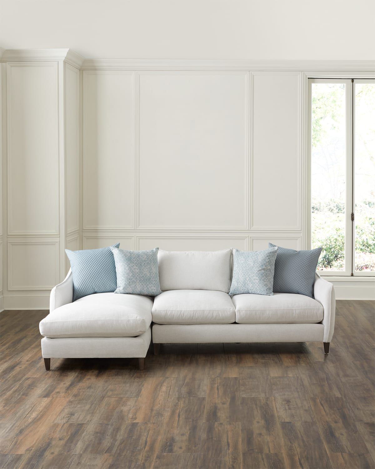 Bernhardt Joli Left Facing Chaise Sectional | Modesens throughout Creating Cozy Spaces The Bernhardt Joli Fabric Sectional in Real Homes