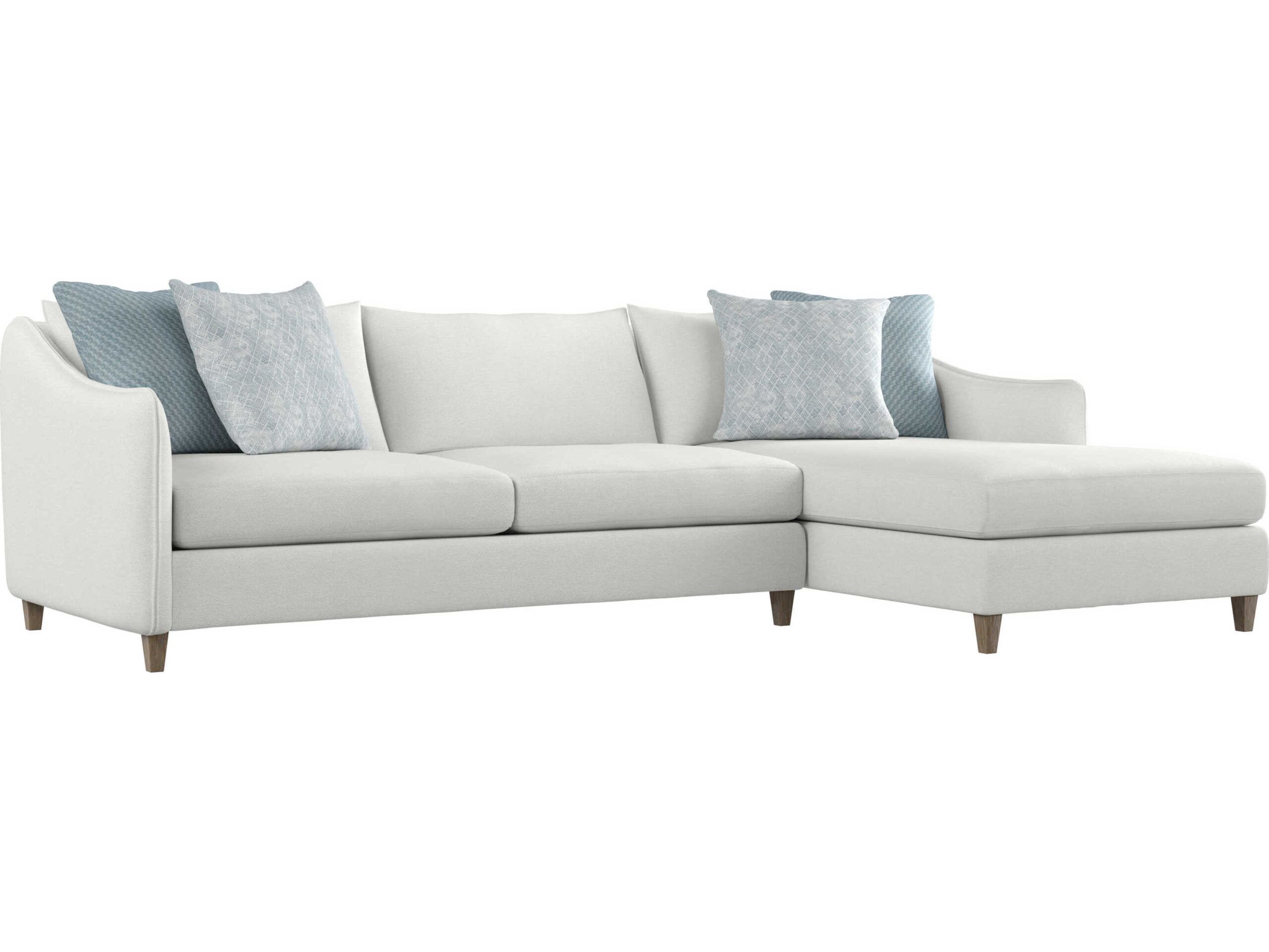 Bernhardt Plush Joli Burgundy Upholstered Sectional Sofa With Raf ... intended for The Bernhardt Joli Sectional What Experts Want You to Know