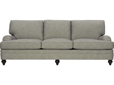 Bernhardt Tarleton Mocha Gray Upholstered Sofa | Bhb4267G with Bernhardt Tarleton Short Sofa, Gray