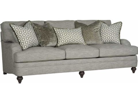 Bernhardt Tarleton Mocha Gray Upholstered Sofa | Bhb4267G within Bernhardt Tarleton Short Sofa, Gray