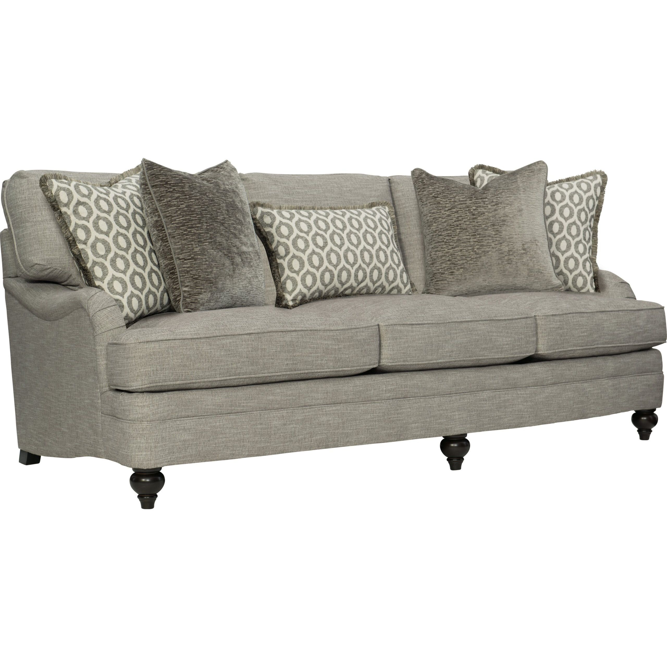 The Enduring Appeal of the Bernhardt Tarleton Short Sofa in a Sophisticated Gray