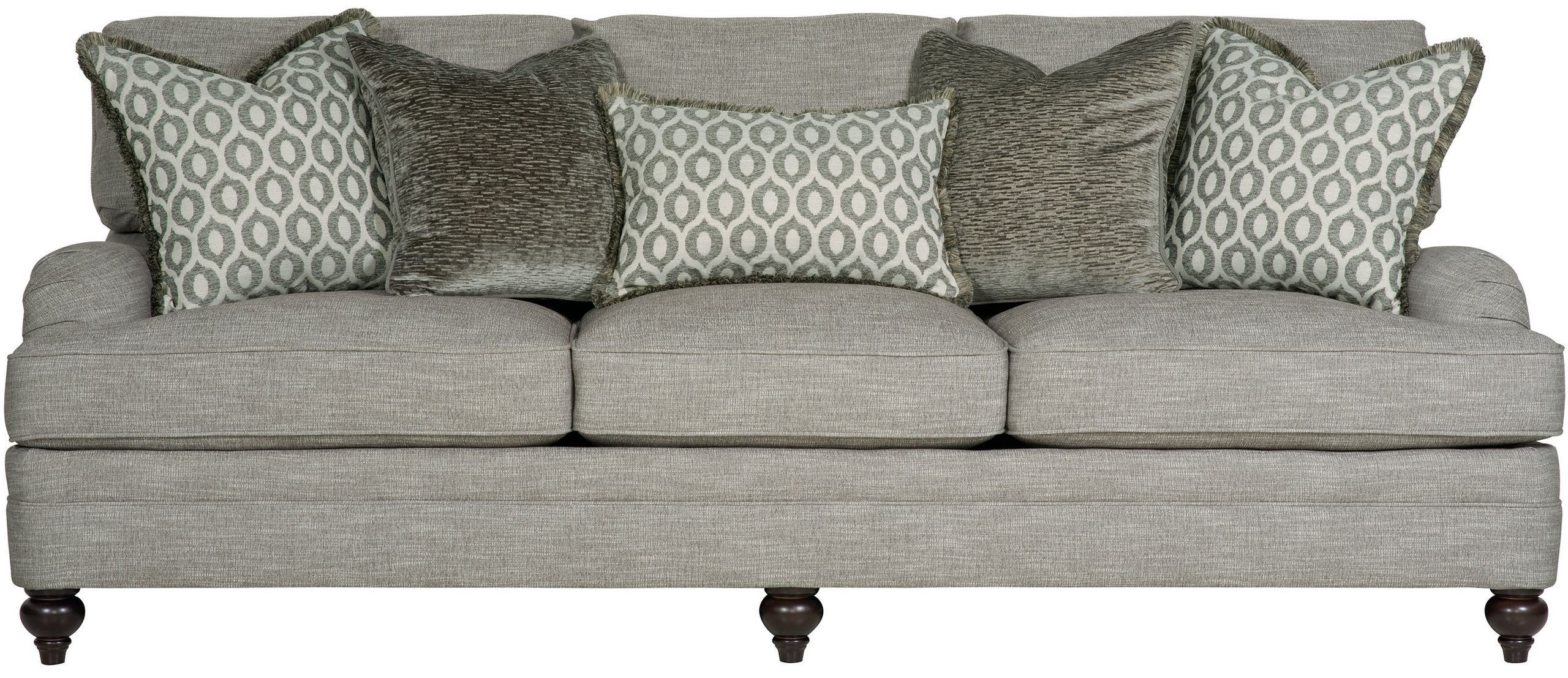 Bernhardt Tarleton Sofa, Gray - Traditional - Sofas - By Hedgeapple | Houzz with regard to Bernhardt Tarleton Short Sofa, Gray