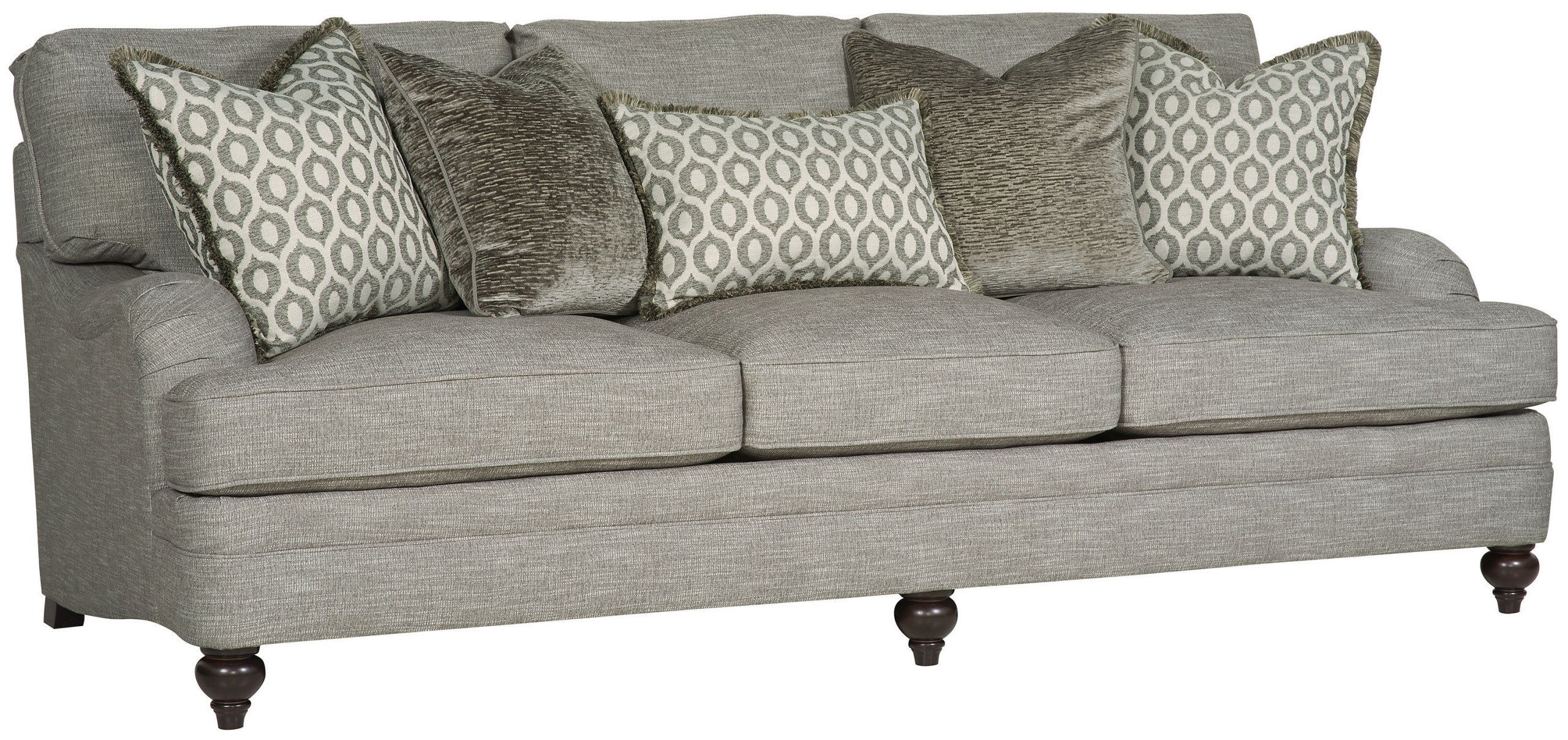 Bernhardt Tarleton Sofa, Gray - Traditional - Sofas - By Hedgeapple | Houzz with regard to The Enduring Appeal of the Bernhardt Tarleton Short Sofa in a Sophisticated Gray