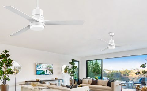 Biukis Ceiling Fans With Lights,Indoor And Outdoor White Ceiling Fan ... with Creating peaceful outdoor retreats with modern ceiling fan design
