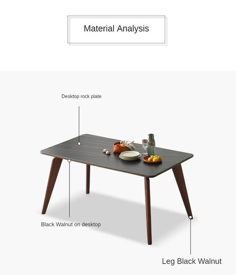 Black Walnut Solid Wood Slate North American Dining Table inside The Enduring Appeal of Black Walnut Solid Wood Dining Tables