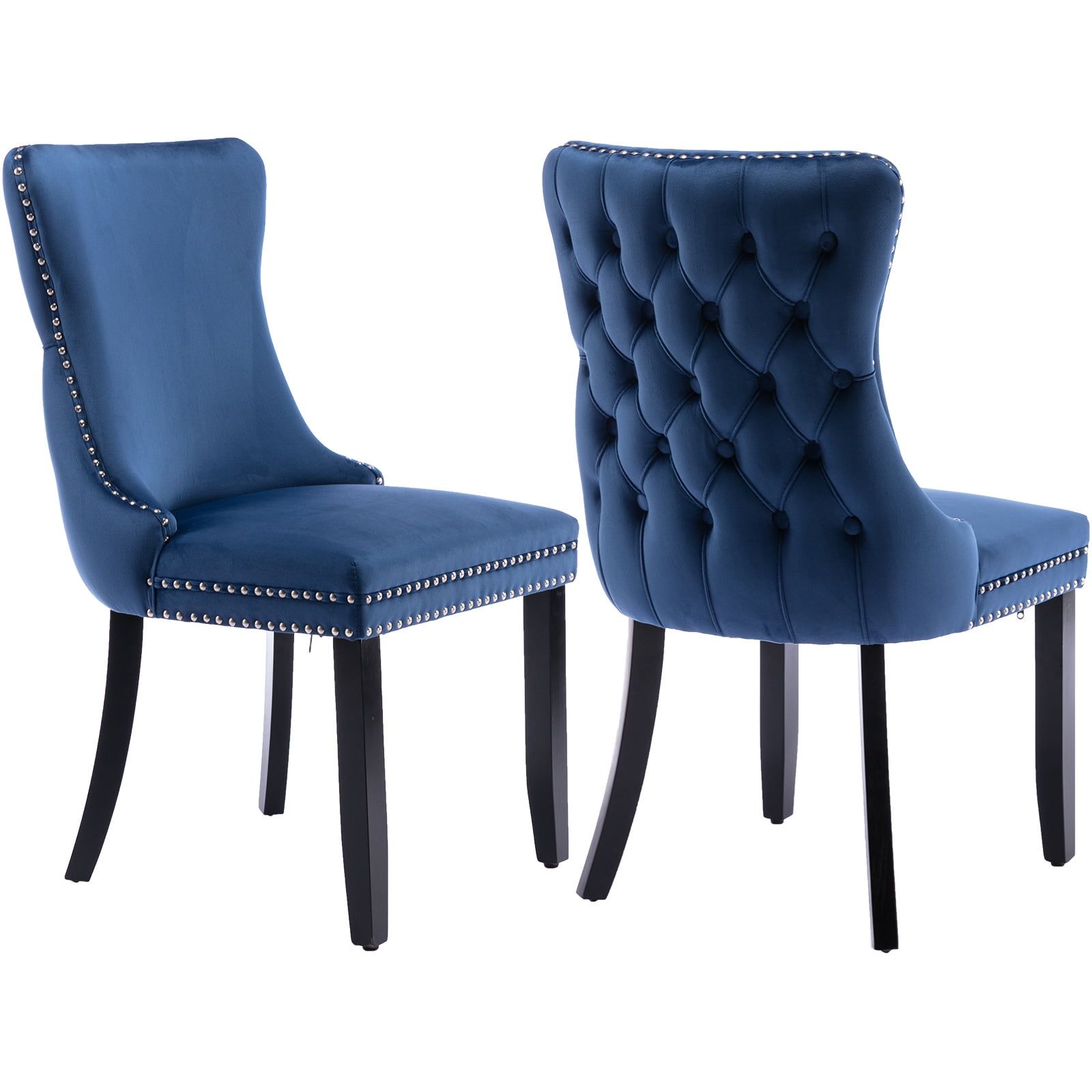 Blue Dining Chairs Set Of 2, Kitchen &amp; Dining Room Chairs Set Of 2 ... pertaining to The Enduring Appeal of the Blue Lexi Dining Room Chair How to Choose