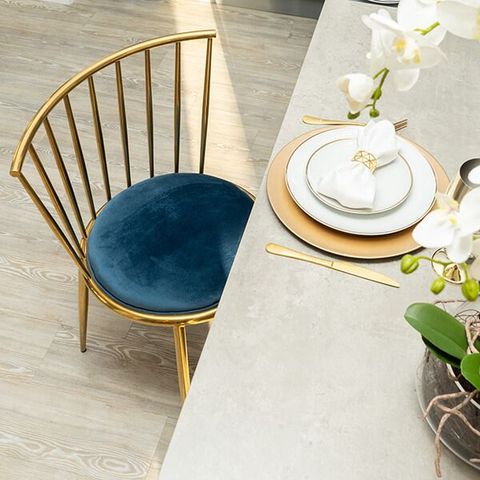 Blue Lexi Dining Chair | Art Deco Chair, Blue Velvet Dining Chairs ... regarding The Enduring Appeal of the Blue Lexi Dining Room Chair How to Choose