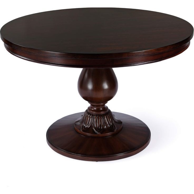 The Craftsmanship Behind the Evie 48″ Pedestal Dining Table in Antique Cherry