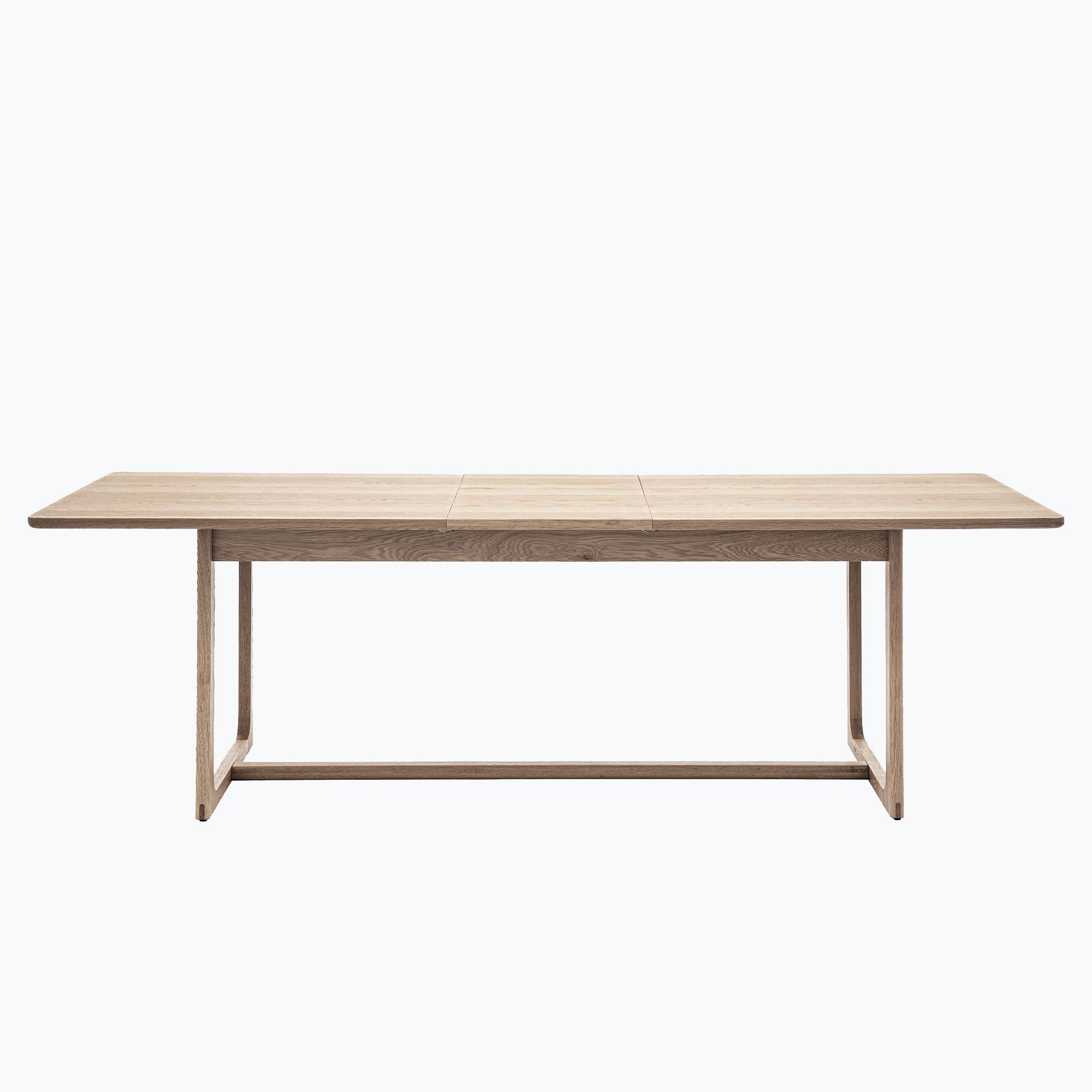 Carl 2M Extending Rectangular Oak Dining Table - Lee Longlands with regard to Rectangular Oak Dining Table With Bench