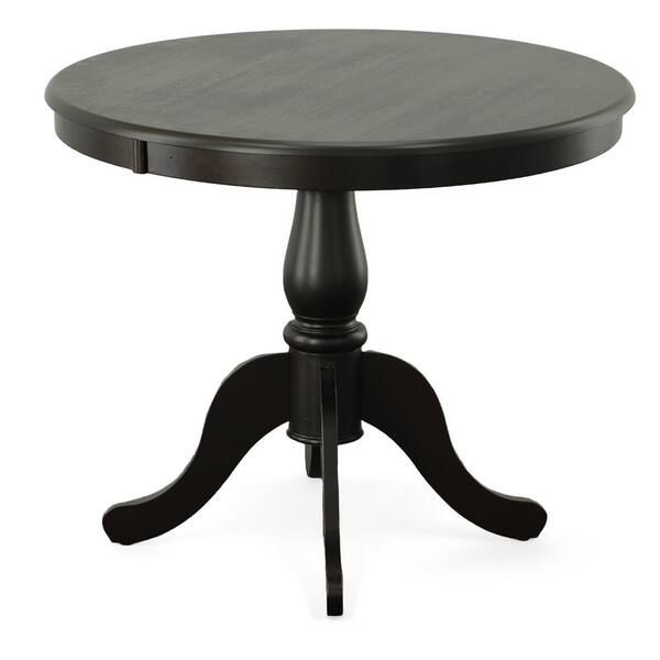 Carolina Classic Fairview Espresso 36 In. Round Pedestal Dining Table ... intended for A Closer Look at the Craftsmanship of the Carolina Classics Fairview Pedestal Table