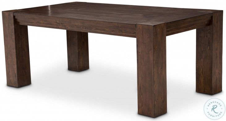 Carrollton Rustic Ranch 76&quot; Rectangular Dining Table From Aico ... pertaining to Carrollton Rectangular Dining Table - Rustic Ranch