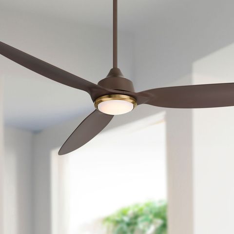 Casa Vieja 60" Revere Indoor Outdoor Ceiling Fan 3 Blade Customize Led ... pertaining to Modern Outdoor Ceiling Fan With 3 Speed Setting
