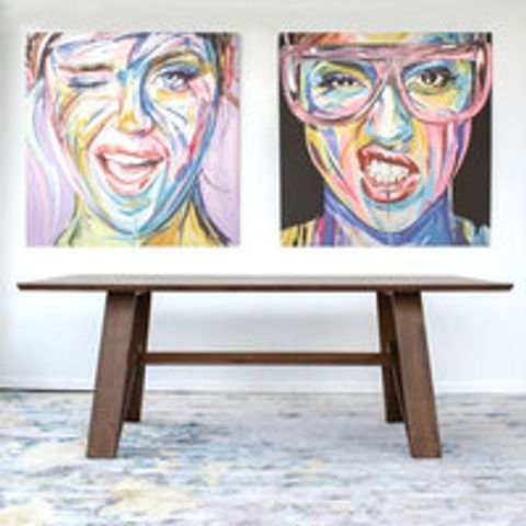 Catania Mid Century Modern Style Solid Wood Walnut 78" Rectangular ... pertaining to Mid-Century Modern Glass Dining Table, Walnut