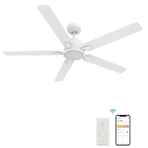 Ceme Smart Ceiling Fan, Indoor & Outdoor Ceiling Fan With Remote, 10 ... in Modern Smart Outdoor Ceiling Fan Google Home