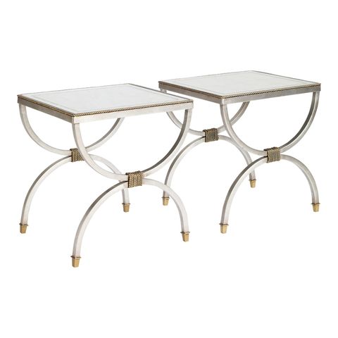 Century Furniture Jacqueline Bunching Cocktail Table | Chairish within The Art of Pairing Alexia Bunching Cocktails Carrara White with Antique Bronze Accents