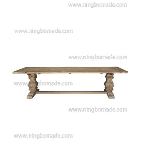 Classic Chic Eco-Friendly Paint Furniture Natural Reclaimed Pine Dining ... intended for Eco Friendly Dining Table Made From Reclaimed Wood