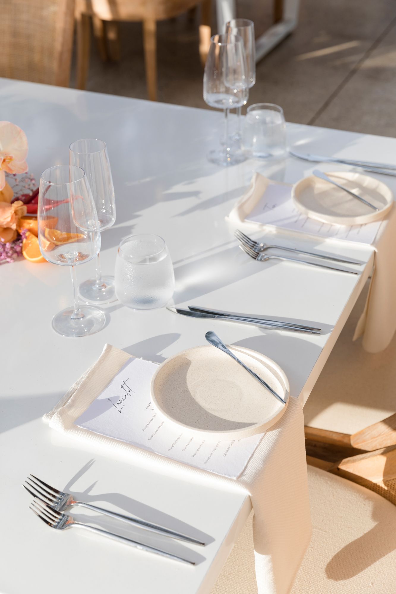 Claudia Dining Table - White Gloss - The Original Event Company with Modern White Gloss Dining Table