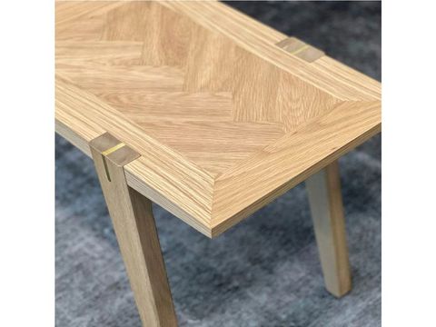 Colton Dining Benches | Dining Bench, Solid Oak, Dining Benches throughout Colton Solid Oak 71" Dining Table Without Brass, Light Brown