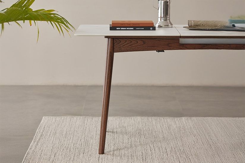 Colton Oak Wood Extendable Dining Table | Dining Room Furniture Sg ... pertaining to The Craftsmanship Behind the Colton Solid Oak 71&quot; Dining Table