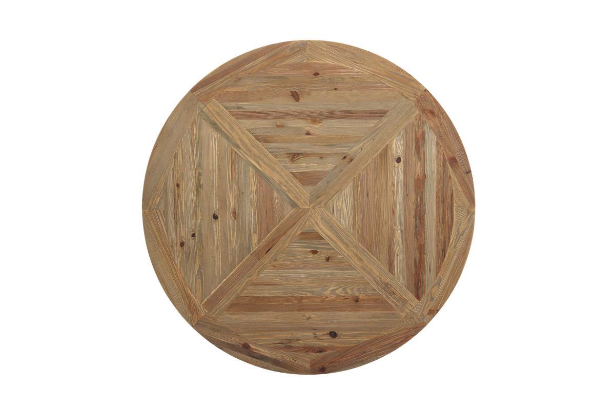 Column 59&quot; Round Pine Wood Dining Table In Brown At Gardner-White intended for Modway Stitch 59&quot; Round Modern Pine Wood Dining Table In Brown