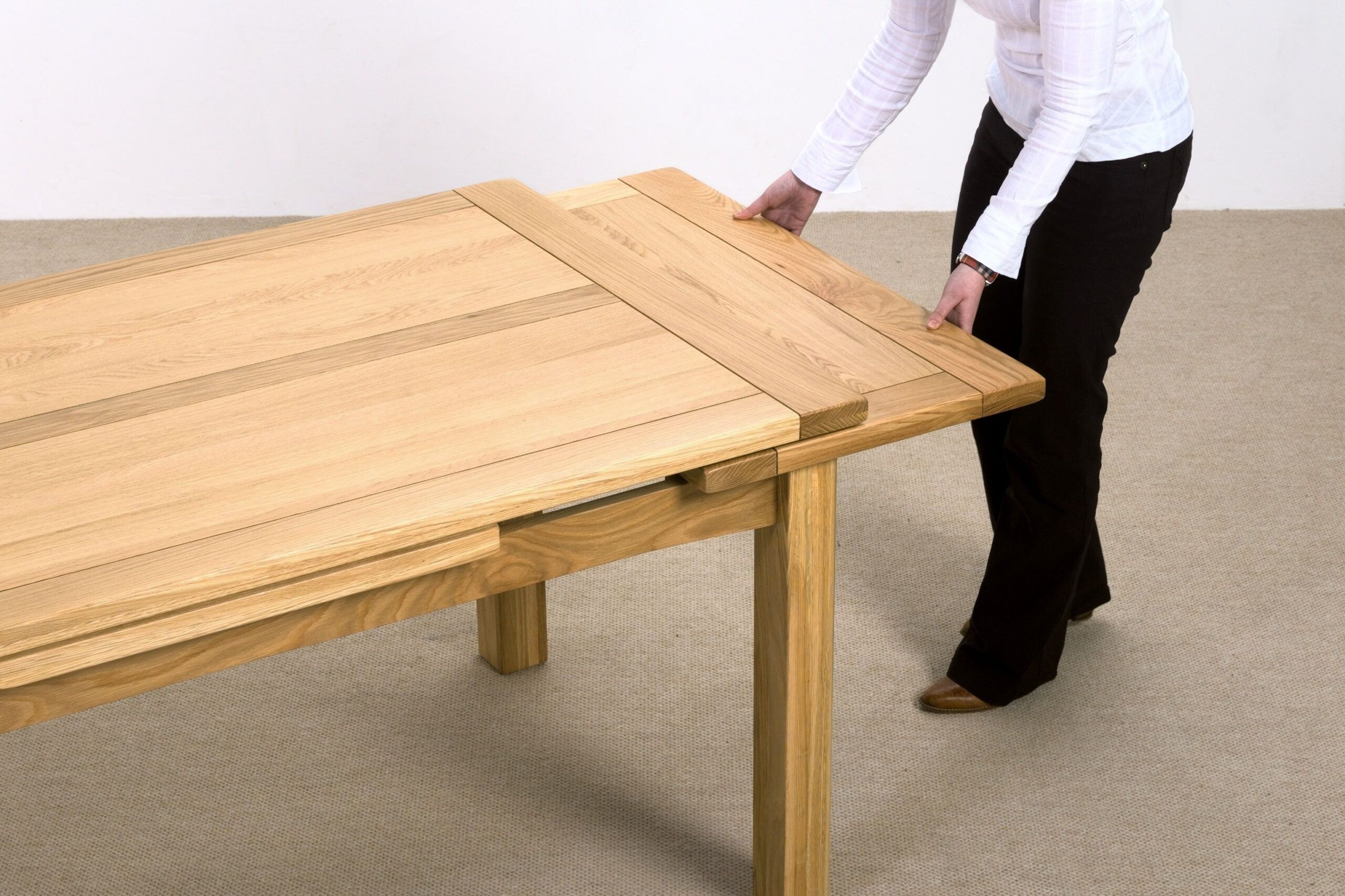 Copenhagen Extending Dining Table - Extension Mechanism | Dining Room ... throughout Understanding the Mechanics Behind Modern Extendable Dining Tables