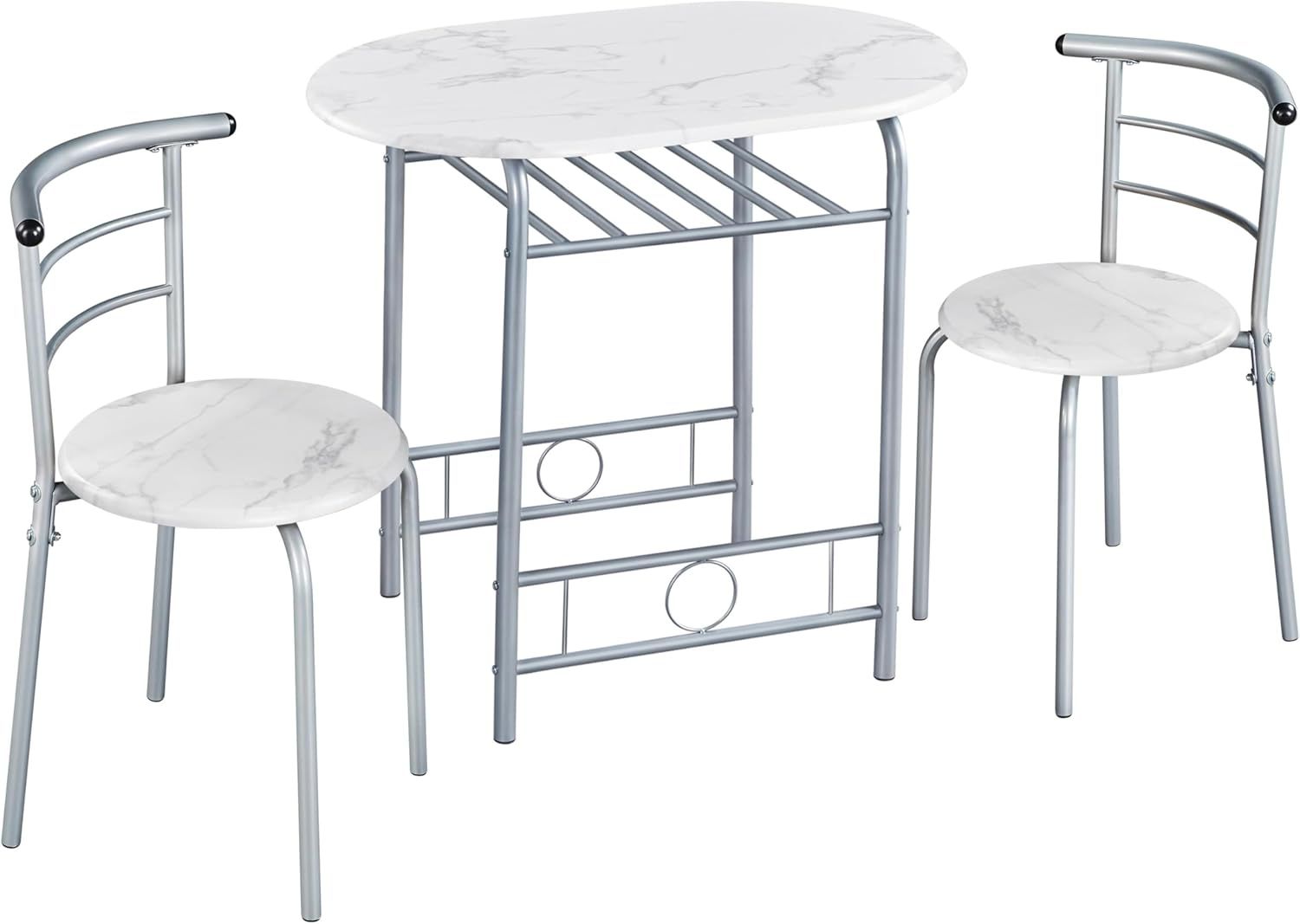 Costoffs 3 Piece Dining Table Set Small Kitchen Table And Chairs Set ... throughout Space-saving solutions for small dining table with 2 chairs set in compact homes